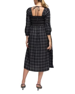Breeze Checkered Maternity Dress