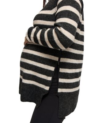 Maternity Raglan Stripe Sweater