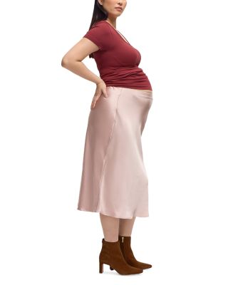 Bias Cut Maternity Skirt