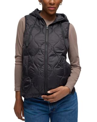 Quilted Maternity Vest