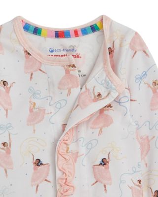 Girls' Pretty Plies Printed Ruffled Footie  One Piece - Baby