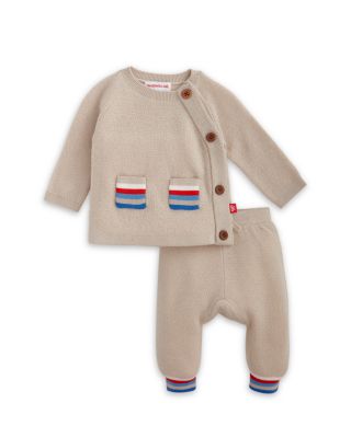 Unisex Sweater Knit Kimono & Pants Set - Baby