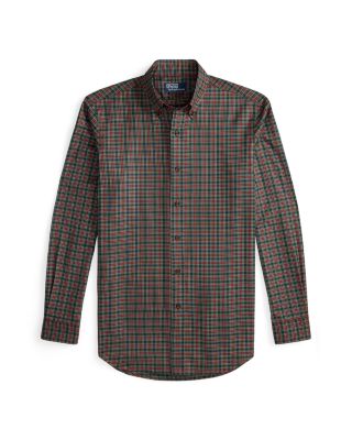 Classic Fit Plaid Twill Shirt
