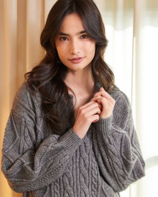 Cable Knit Sweater Dress