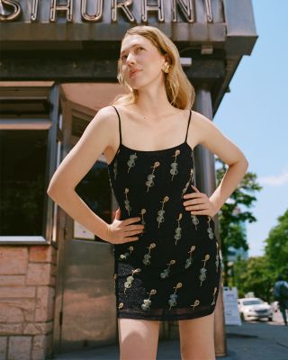 Dirty Olive Sleeveless Mini Dress - Exclusive