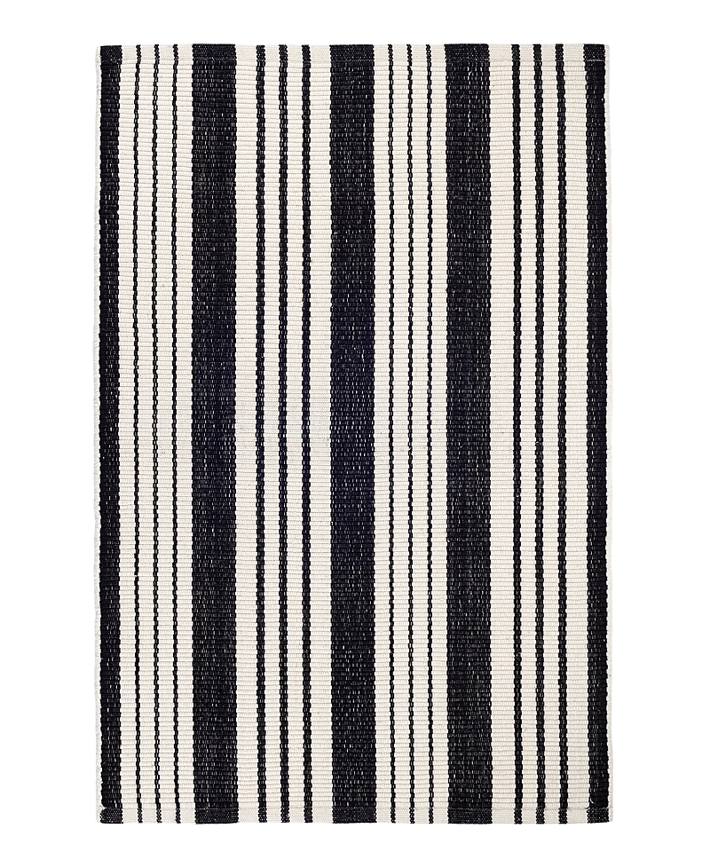 Dash & Albert By Annie Selke Dash Albert By Annie Selke Da148 Birmingham Indoor/outdoor Area Rug, 9'0x12'0 In Black