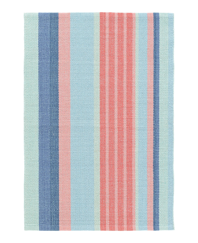 Dash & Albert By Annie Selke Dash Albert By Annie Selke Da1089 Aruba Stripe Area Rug, 2'6x12'0 In Multi