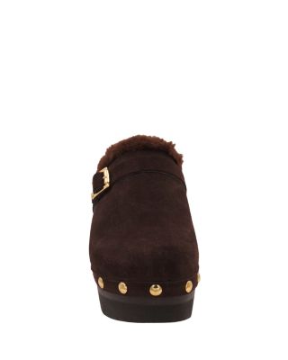 Women's Orla Faux Fur Lined Suede Clogs