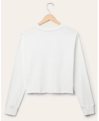  Women&#39;s NFL San Francisco 49ers Helmet Crop Fleece Sweatshirt