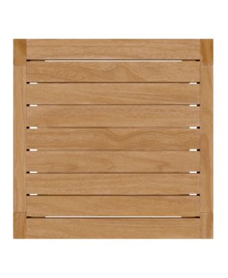 Carlsbad Teak Wood Outdoor Patio Side Table