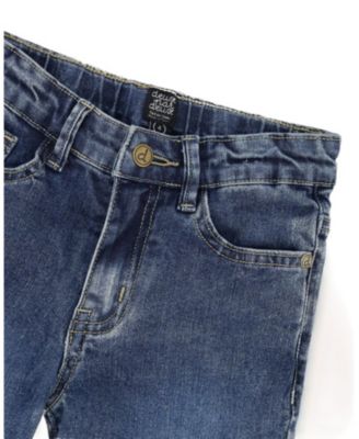 Boys' Stretch Jeans with Rolled Cuffs - Little Kid