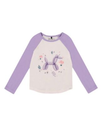 Girls' Jersey Raglan Sleeve Tee - Little Kid