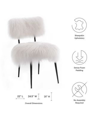 Skylar Sheepskin Chair