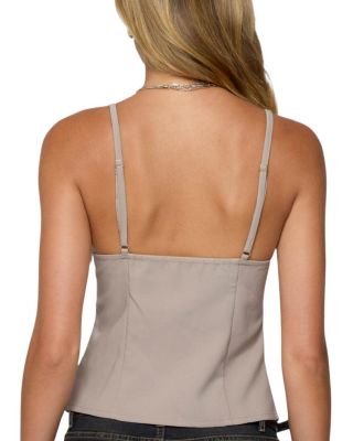 Shay Split Front Buckle Tank Top