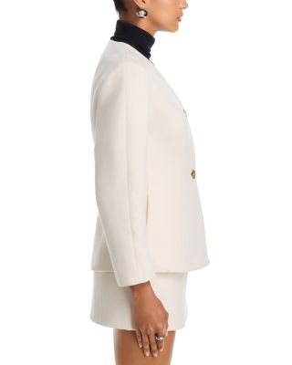 Textured Boiled Wool Jacket