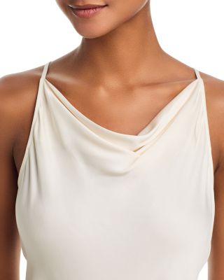 Ennis Satin Cowl Neck Top