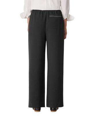 Crepe Stitch Detail Trousers