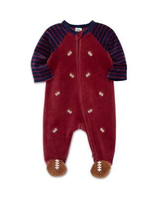 Boys' Football Velour Footie - Baby
