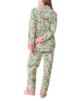Holiday Hens Long Pajama Set