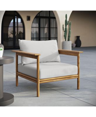 Wren Outdoor Patio Teak Wood Armchair