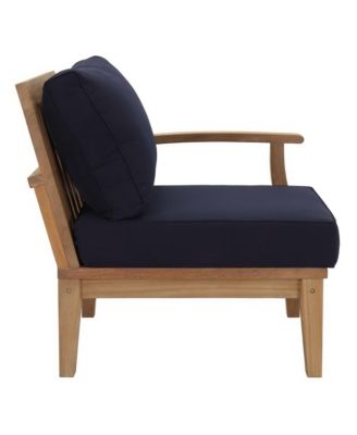Marina Outdoor Patio Teak Right-Facing Sofa