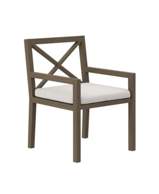 Northlake Outdoor Patio Teak Dining Armchair