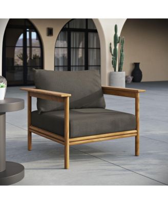 Wren Outdoor Patio Teak Wood Armchair