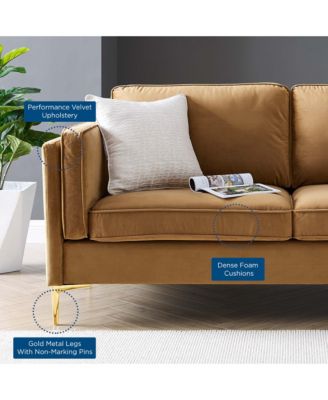  Kaiya Performance Velvet Sofa