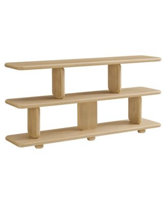 Lyle Sculptural 2-Tier Bookshelf