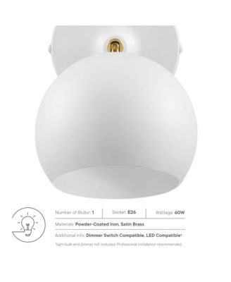 Chalice 4&amp;quot; Swing-Arm Metal Wall Sconce