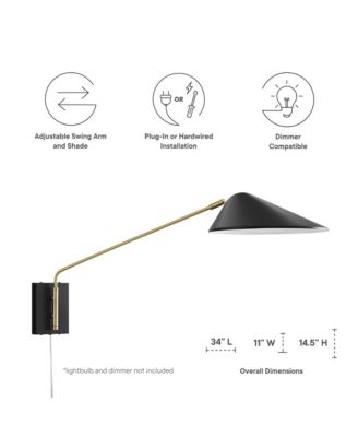 Journey 24" Swing Arm Wall Sconce