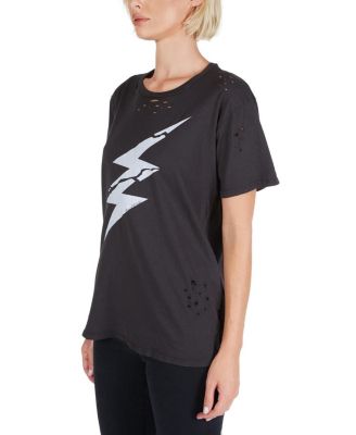 Wolf Cracked Lightning Bolt Tee