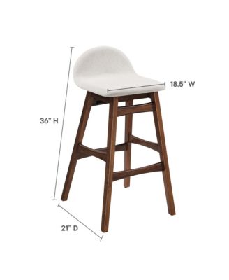 Juno Wood Bar Stool, Set of 2
