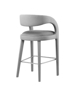 Pinnacle Performance Velvet Bar Stool, Set of 2