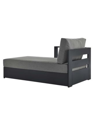 Tahoe Outdoor Patio Powder-Coated Aluminum Modular Left-Facing Chaise Lounge