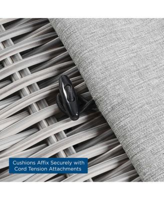 Conway Outdoor Patio Wicker Rattan Armless Chair