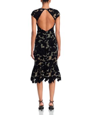 Clover Open Back Midi Dress