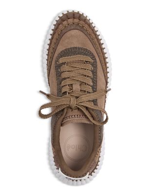 Women&#39;s Nama Suede Platform Low Top Sneakers