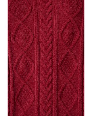 Cozy Chenille Cable-Knit Pajama Set