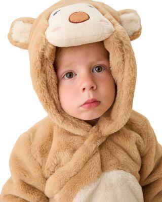 Unisex Faux Fur Monkey Coverall - Baby