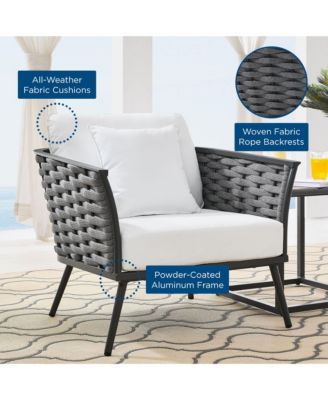 Stance Outdoor Patio Aluminum Armchair