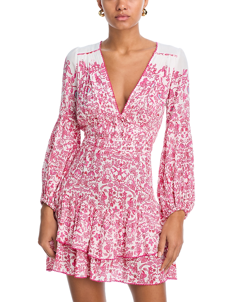 Poupette St Barth Chiarra Mini Dress In Multi