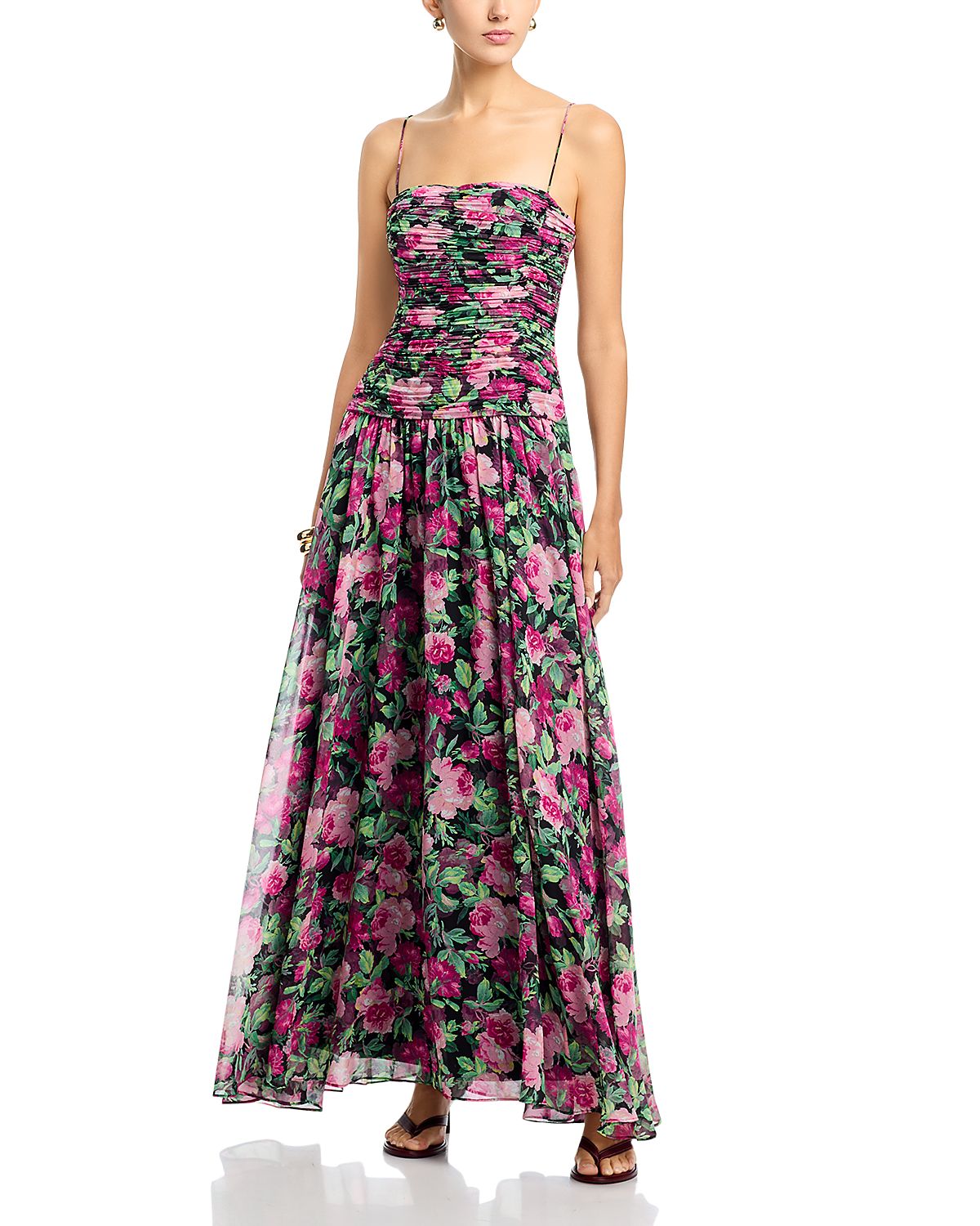 Ungaro Dylan Ruched Bodice Dress
