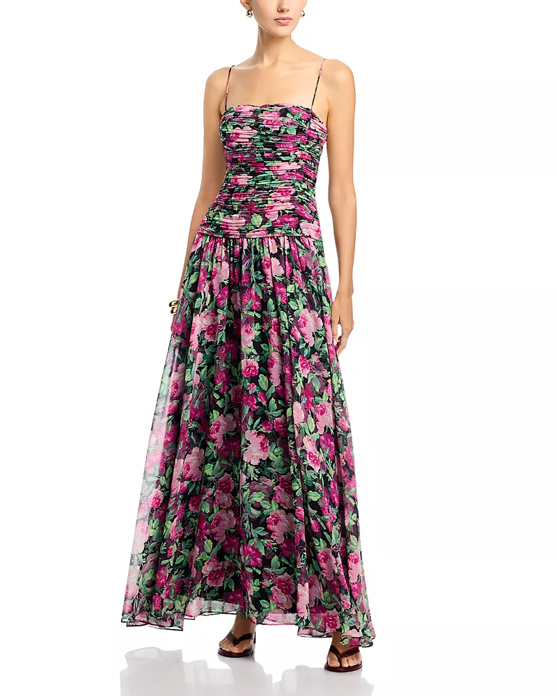 Ungaro Dylan Ruched Bodice Dress