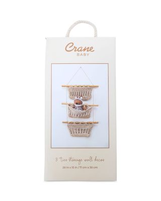 Charlie Farmhouse 3 Tier Toy Hanging Wall Storage