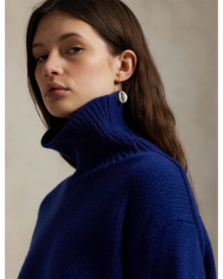 Wool Cashmere Turtleneck Sweater