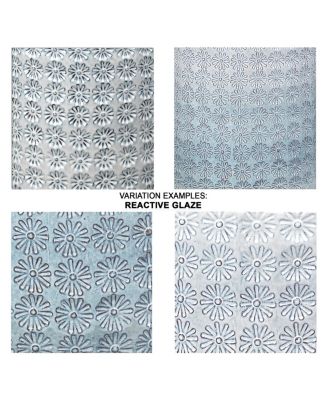 Wildflower Indoor/Outdoor Ceramic Side Table