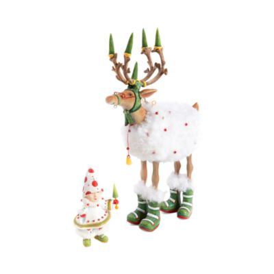 Patience Brewster Dash Away Blitzen Reindeer Figure