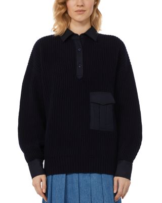 Weekend Signature Vanda Collared Wool & Cashmere Sweater