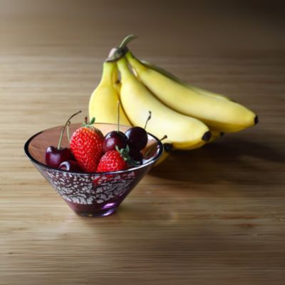 Lavender Dreams Crystal Bowls, Set of 2